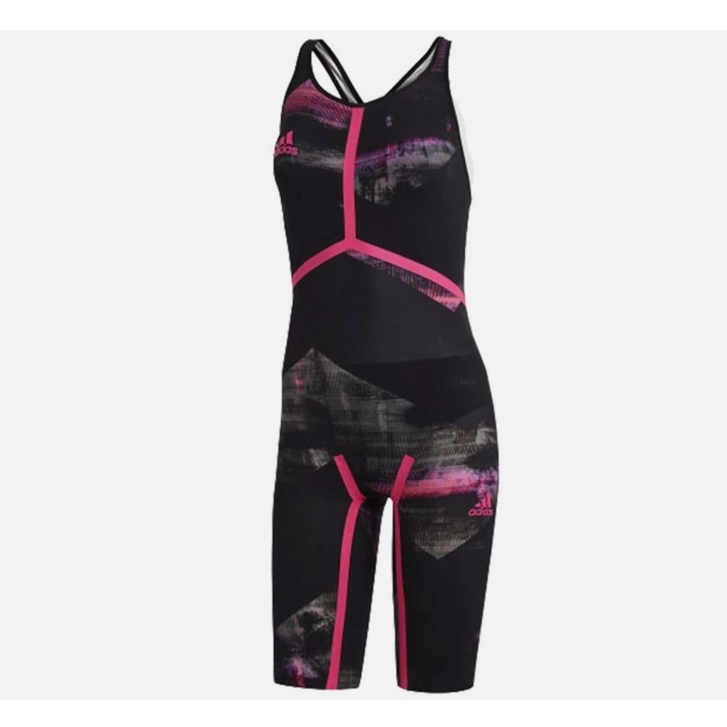 Adidas Adizero Xviii Freestyle Open Back Knee Tech Swim Suit 30" Nwt $469